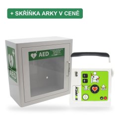 AED Smarty Saver - defibrilátor s univerzálními elektrodami