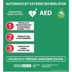 Informační tabule první pomoci 89x97 cm