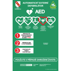 Informační tabule první pomoci 140x90