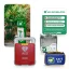 Záchranné stanoviště na stojanu na kód – AED CardioAid-1 + AIVIA 210 V3 + stojan BORNAVIE V3