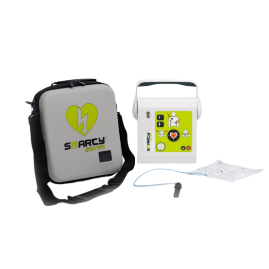 AED Smarty Saver - defibrilátor s univerzálními elektrodami