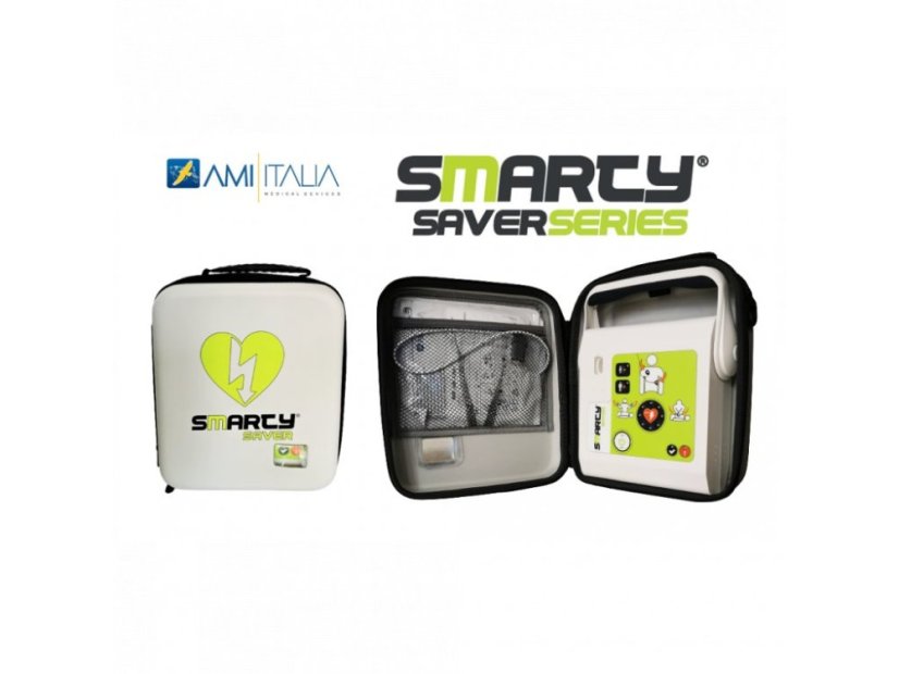 AED Smarty Saver - defibrilátor s univerzálními elektrodami
