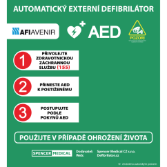 Informační tabule první pomoci 89x97 cm