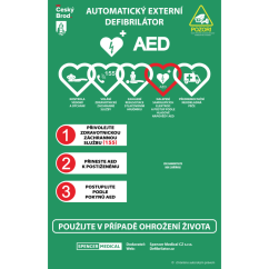 Informační tabule první pomoci 140x90