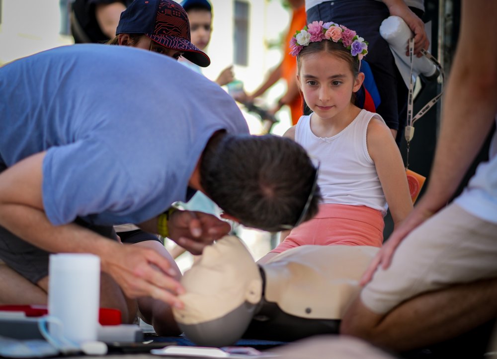 Lektoři během školení